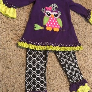 Adorable 2-piece boutique Halloween outfit, 3T
